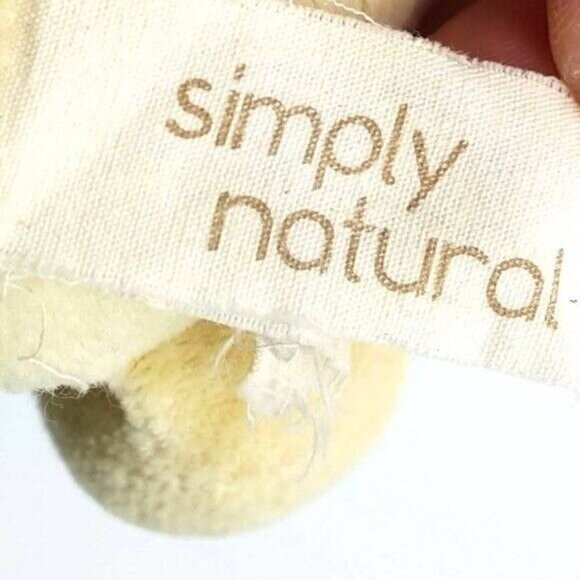 2/$15 Russ Simply Natural Lion Plush Tan Brown 7" 100% Cotton Lovey Eco Friendly - Picture 9 of 11